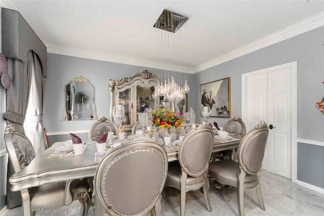 8002 Laguna Springs Ct, Houston, TX 77095 - dining space with ornamental molding