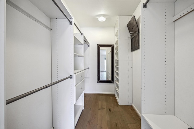 1228 Fountain View Dr Unit 180, Houston, TX 77057 - walk in closet featuring hardwood / wood-style flooring