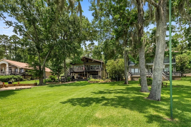 1831 Lakeview Estates Dr, Coldspring, TX 77331 - view of green lawn