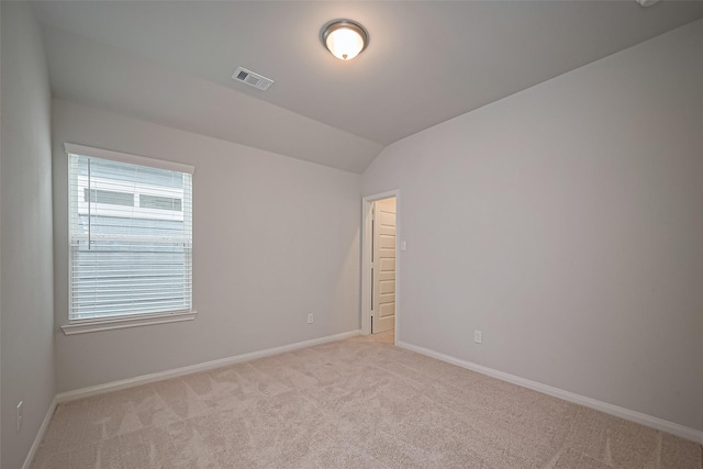 14979 Eagle Feather Dr, Houston, TX 77090 - unfurnished room with light carpet and vaulted ceiling