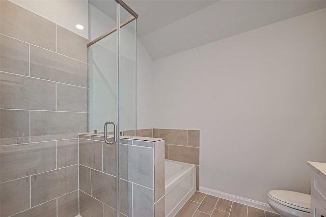 14979 Eagle Feather Dr, Houston, TX 77090 - full bath with a bath, vanity, and a shower stall