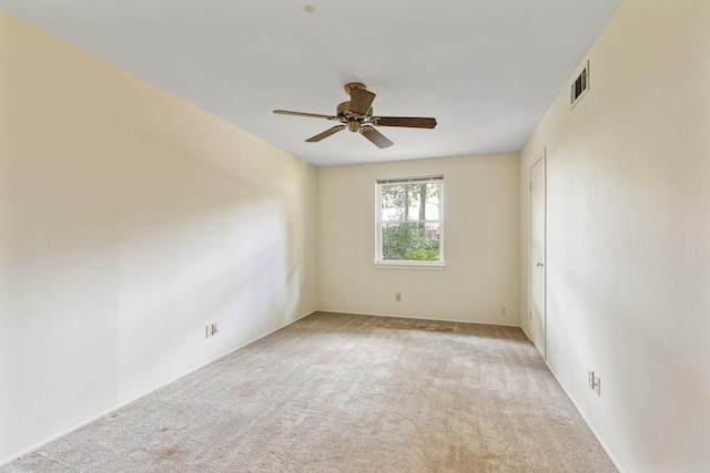 9622 Highmeadow Dr, Houston, TX 77063 - spare room with carpet and a ceiling fan