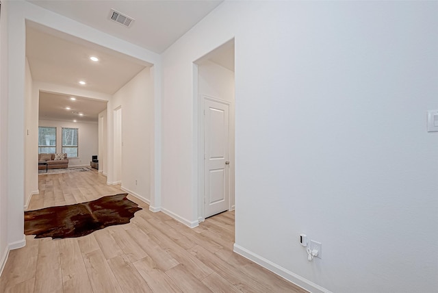 23722 Canolo Grove Ln, New Caney, TX 77357 - hallway featuring wood finished floors and recessed lighting
