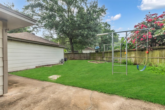 8115 Winding Oak Ln, Spring, TX 77379 - fenced backyard with a playground