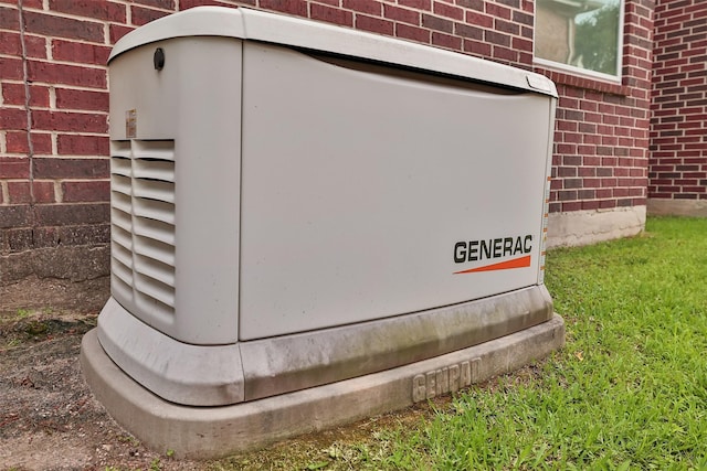 2010 Cias Trail Ln, Spring, TX 77386 - exterior view of a power unit and brick siding