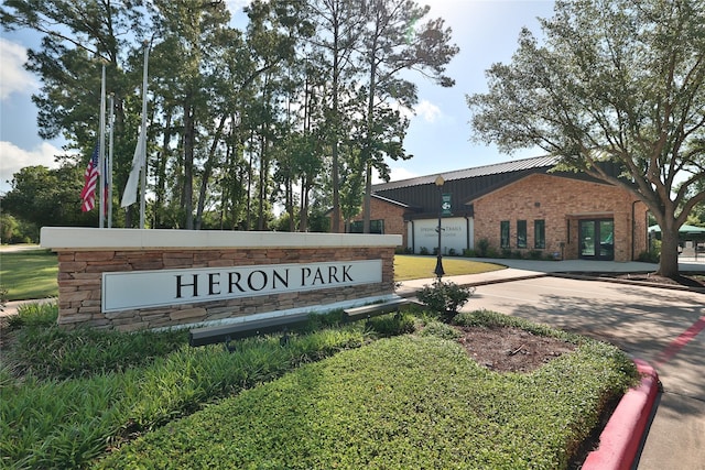 2010 Cias Trail Ln, Spring, TX 77386 - community / neighborhood sign featuring an attached garage and driveway