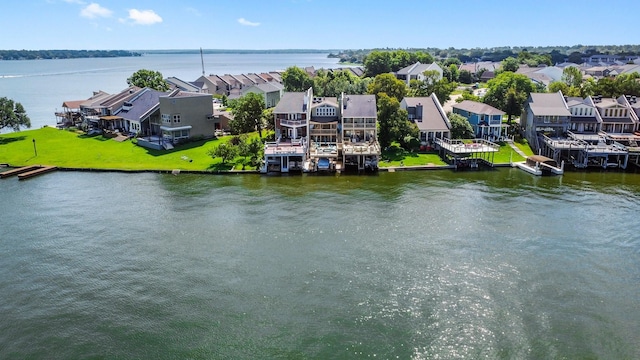 145 Capetown, Montgomery, TX 77356 - aerial view of residential area featuring a nearby body of water