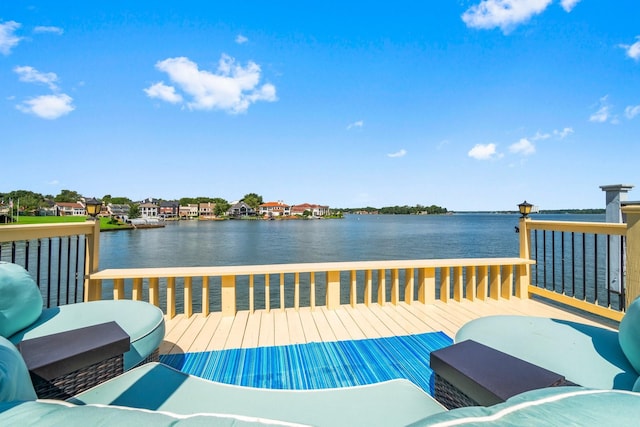 145 Capetown, Montgomery, TX 77356 - wooden deck featuring a water view