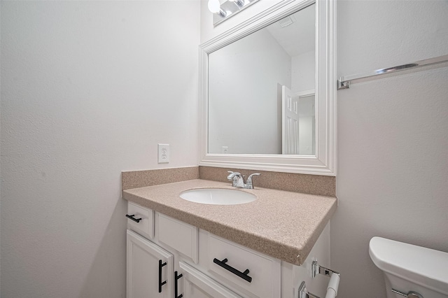 4142 Regal Stone Ln, Sugar Land, TX 77479 - half bath with vanity and toilet