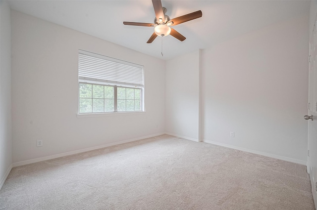4142 Regal Stone Ln, Sugar Land, TX 77479 - empty room with ceiling fan and light colored carpet