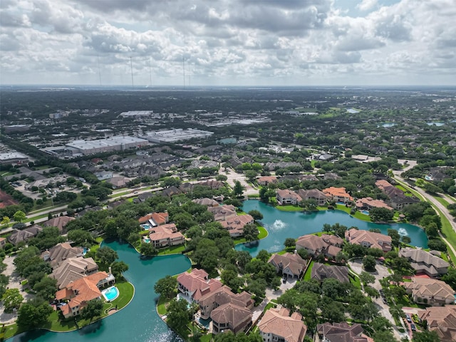 4142 Regal Stone Ln, Sugar Land, TX 77479 - aerial view of residential area with a large body of water