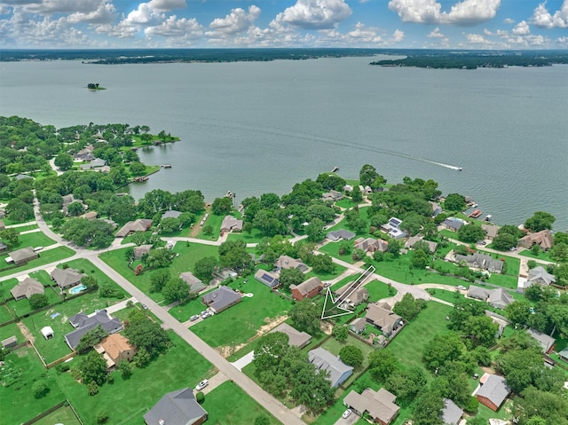 10477 Valley Dr N, Willis, TX 77318 - aerial perspective of suburban area featuring a large body of water