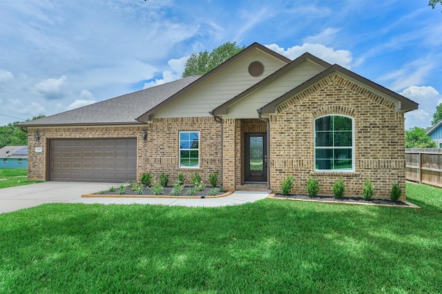 10477 Valley Dr N, Willis, TX 77318 - single story home featuring brick siding, an attached garage, and concrete driveway