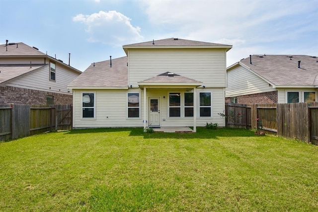 3514 Marquesa Ln, Houston, TX 77084 - rear view of property featuring a fenced backyard