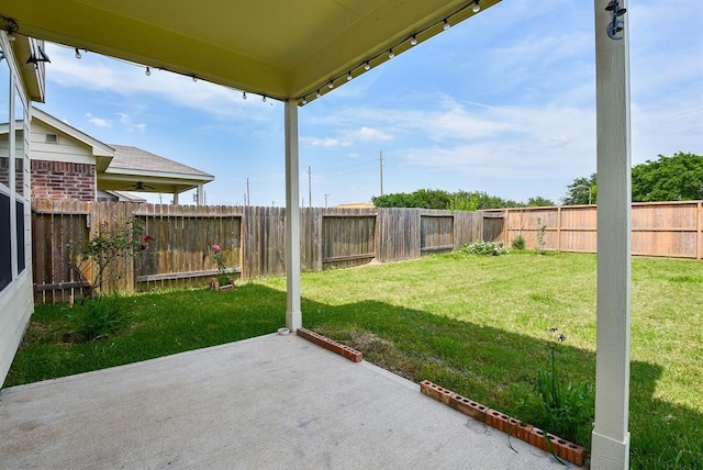 3514 Marquesa Ln, Houston, TX 77084 - fenced backyard with a patio