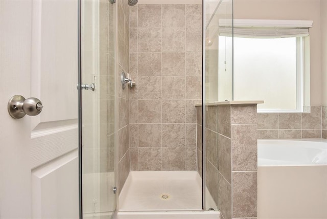 3514 Marquesa Ln, Houston, TX 77084 - full bathroom featuring a stall shower and a bath