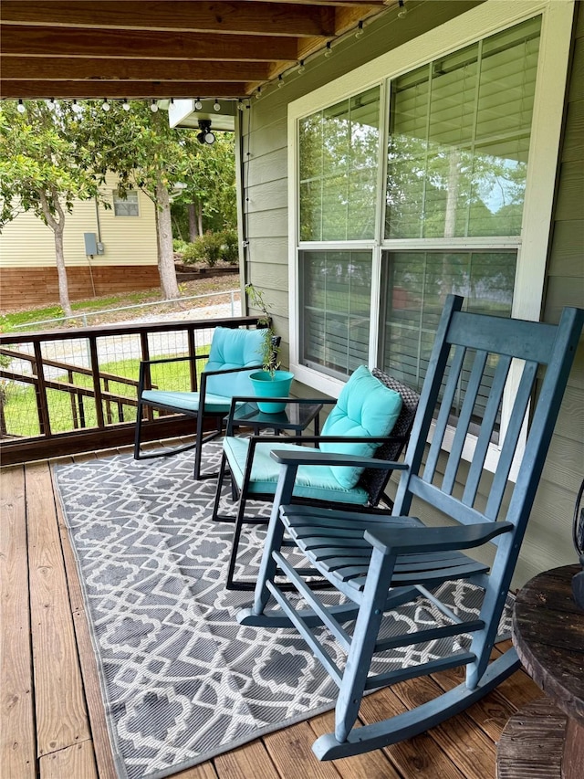 530 W Sherwood Forest Dr W, Woodville, TX 75979 - view of wooden terrace