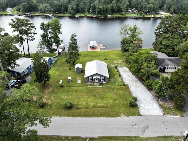 530 W Sherwood Forest Dr W, Woodville, TX 75979 - bird's eye view of a nearby body of water