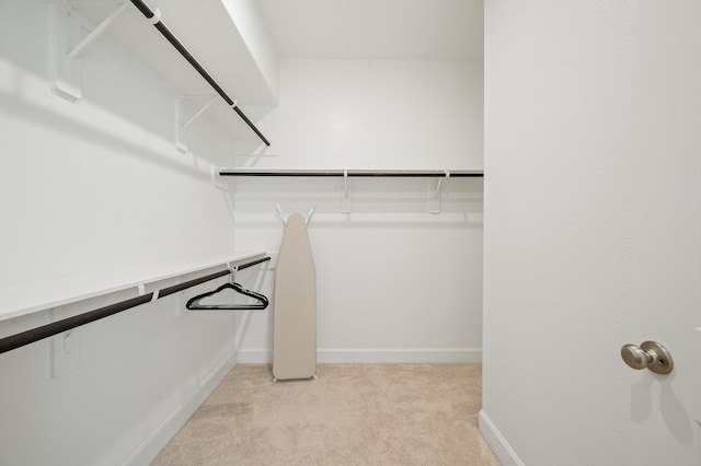 6618 Mirabeau Ln, Katy, TX 77493 - walk in closet featuring light colored carpet