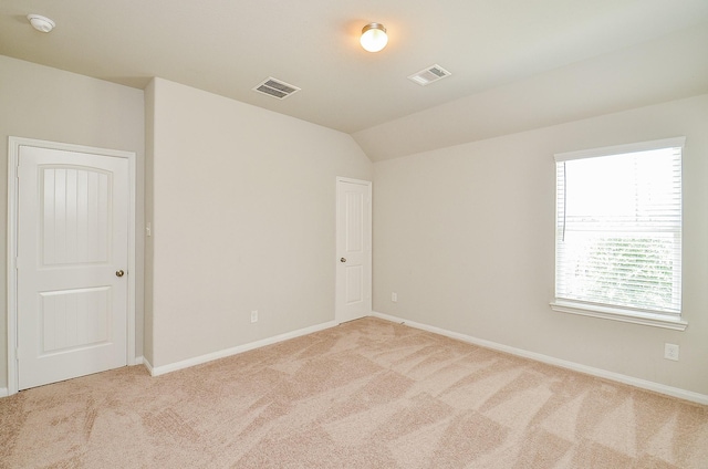 24938 Pavarotti Pl, Katy, TX 77493 - carpeted spare room with a smoke detector and lofted ceiling