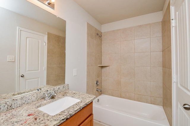 24938 Pavarotti Pl, Katy, TX 77493 - full bathroom with vanity and shower / bath combination