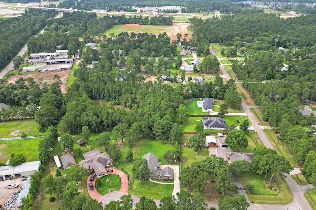 14607 Dawn Mist Ct, Magnolia, TX 77354 - aerial overview of property's location featuring nearby suburban area
