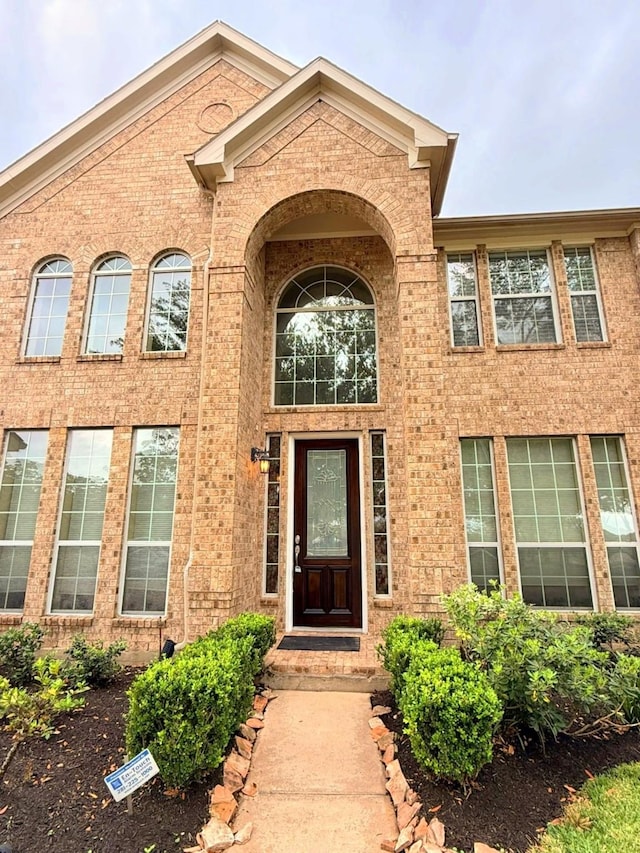2214 Jurgensen Ln, Sugar Land, TX 77479 - entrance to property with brick siding