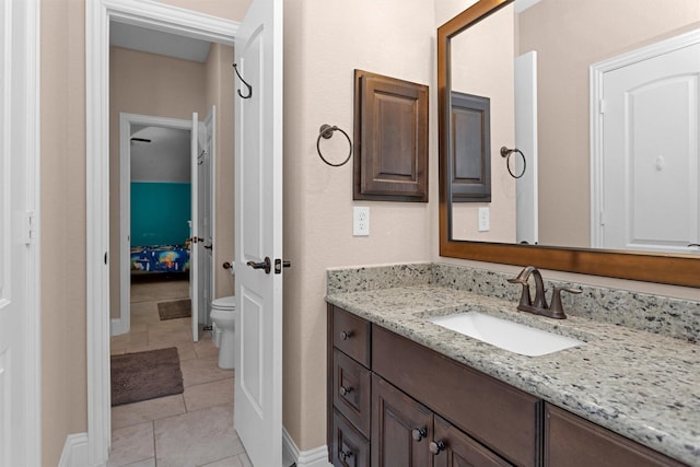 31304 New Forest Park Ln, Spring, TX 77386 - bathroom featuring vanity and tile patterned flooring