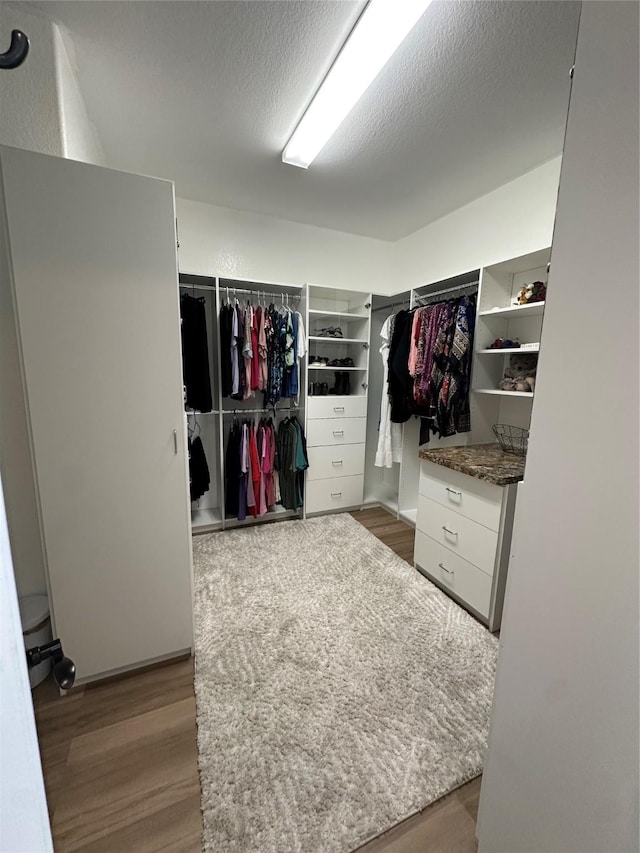 31304 New Forest Park Ln, Spring, TX 77386 - walk in closet with wood finished floors