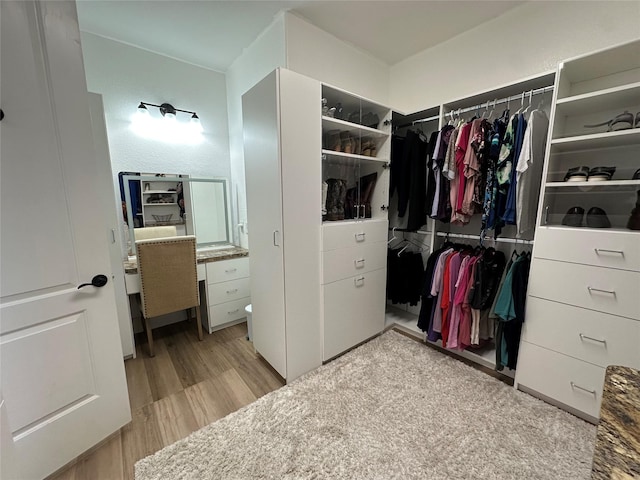 31304 New Forest Park Ln, Spring, TX 77386 - walk in closet featuring light wood-style floors