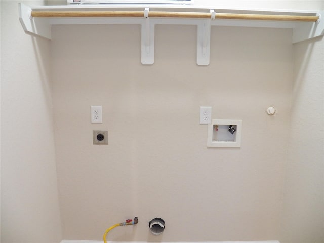 4218 Sorsby Dr, Houston, TX 77047 - washroom featuring gas dryer hookup, electric dryer hookup, and hookup for a washing machine
