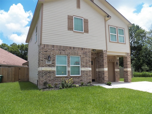 4218 Sorsby Dr, Houston, TX 77047 - view of front facade featuring brick siding