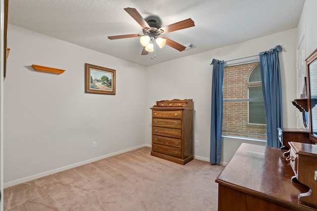 15506 Elm Leaf Pl, Cypress, TX 77429 - office space with ceiling fan and light carpet