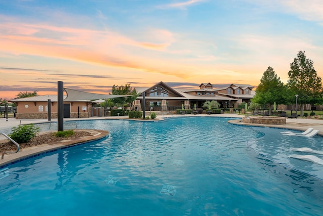 207 Cattle Ranch Dr, Richmond, TX 77469 - community pool featuring a patio