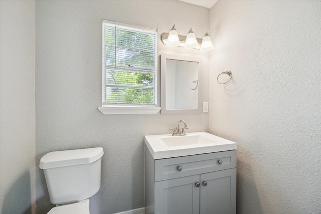 3209 Mccrarey Dr, Houston, TX 77088 - half bathroom with toilet and vanity