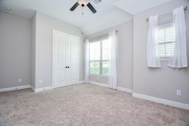 14618 Moccasin Ridge Dr, Cypress, TX 77433 - unfurnished bedroom with carpet, a closet, and ceiling fan