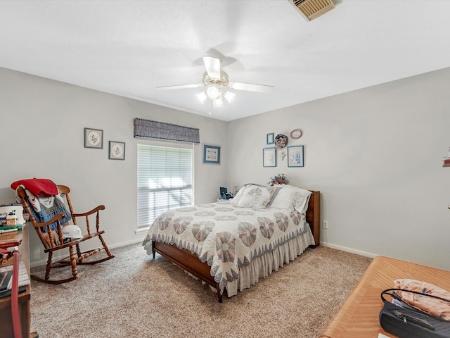 13410 Spyglen Ct, Cypress, TX 77429 - bedroom featuring light colored carpet and a ceiling fan