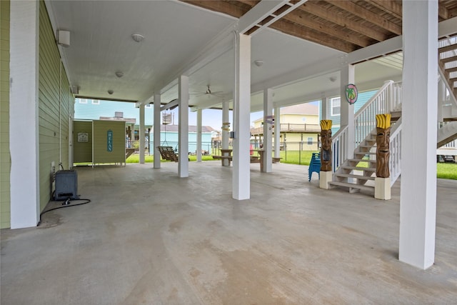 956 Biscayne, Crystal Beach, TX 77650 - garage with a carport