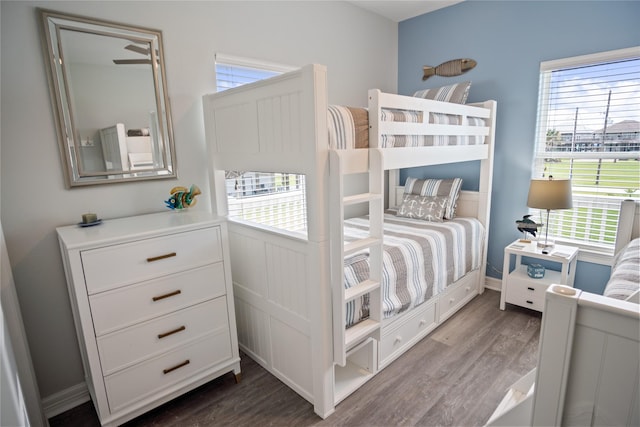 956 Biscayne, Crystal Beach, TX 77650 - bedroom featuring dark wood-style flooring