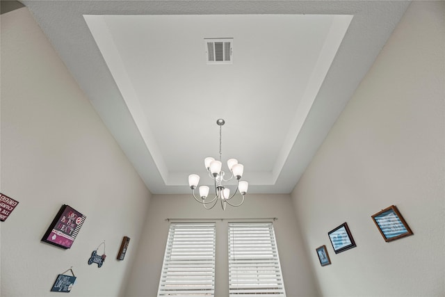 2922 Muhley St, Katy, TX 77493 - detailed view of a raised ceiling and a chandelier