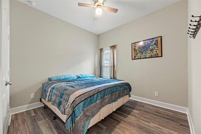 2922 Muhley St, Katy, TX 77493 - bedroom featuring wood finished floors and ceiling fan