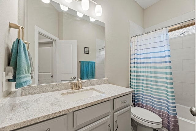 2922 Muhley St, Katy, TX 77493 - full bathroom with vanity and shower / bath combo with shower curtain