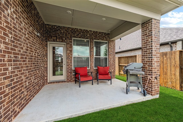 2922 Muhley St, Katy, TX 77493 - view of patio with grilling area