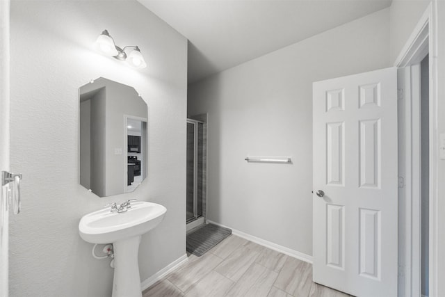 11103 Larkspur Dale Ct, Houston, TX 77044 - full bath with a stall shower and baseboards