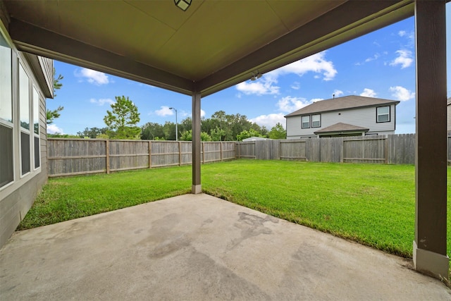 11103 Larkspur Dale Ct, Houston, TX 77044 - fenced backyard featuring a patio area