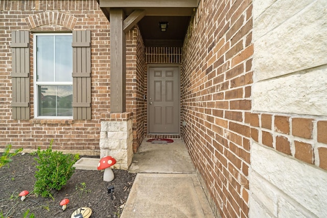 11103 Larkspur Dale Ct, Houston, TX 77044 - view of exterior entry featuring brick siding