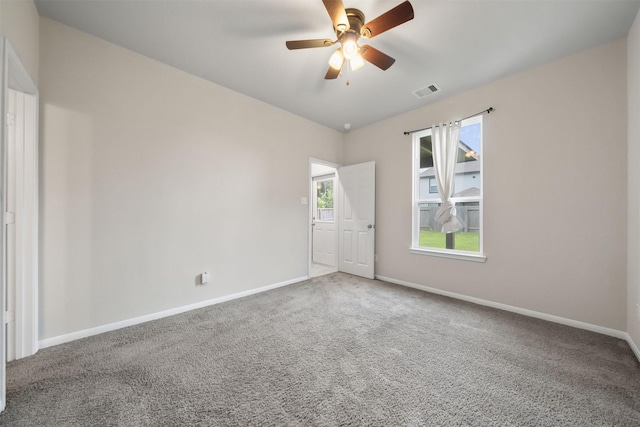11103 Larkspur Dale Ct, Houston, TX 77044 - carpeted spare room with ceiling fan and baseboards