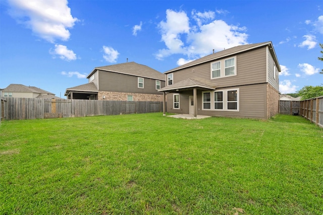 11103 Larkspur Dale Ct, Houston, TX 77044 - back of house featuring a patio area and a fenced backyard