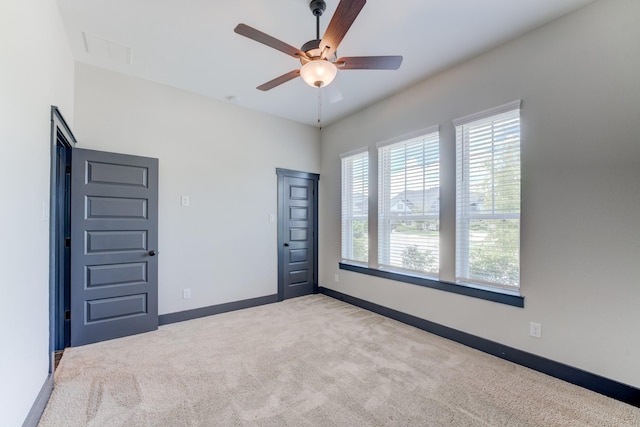 28723 Eden Creek Trl, Fulshear, TX 77441 - carpeted spare room with ceiling fan and baseboards