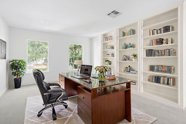 4919 Glen Hollow St, Sugar Land, TX 77479 - carpeted home office featuring baseboards